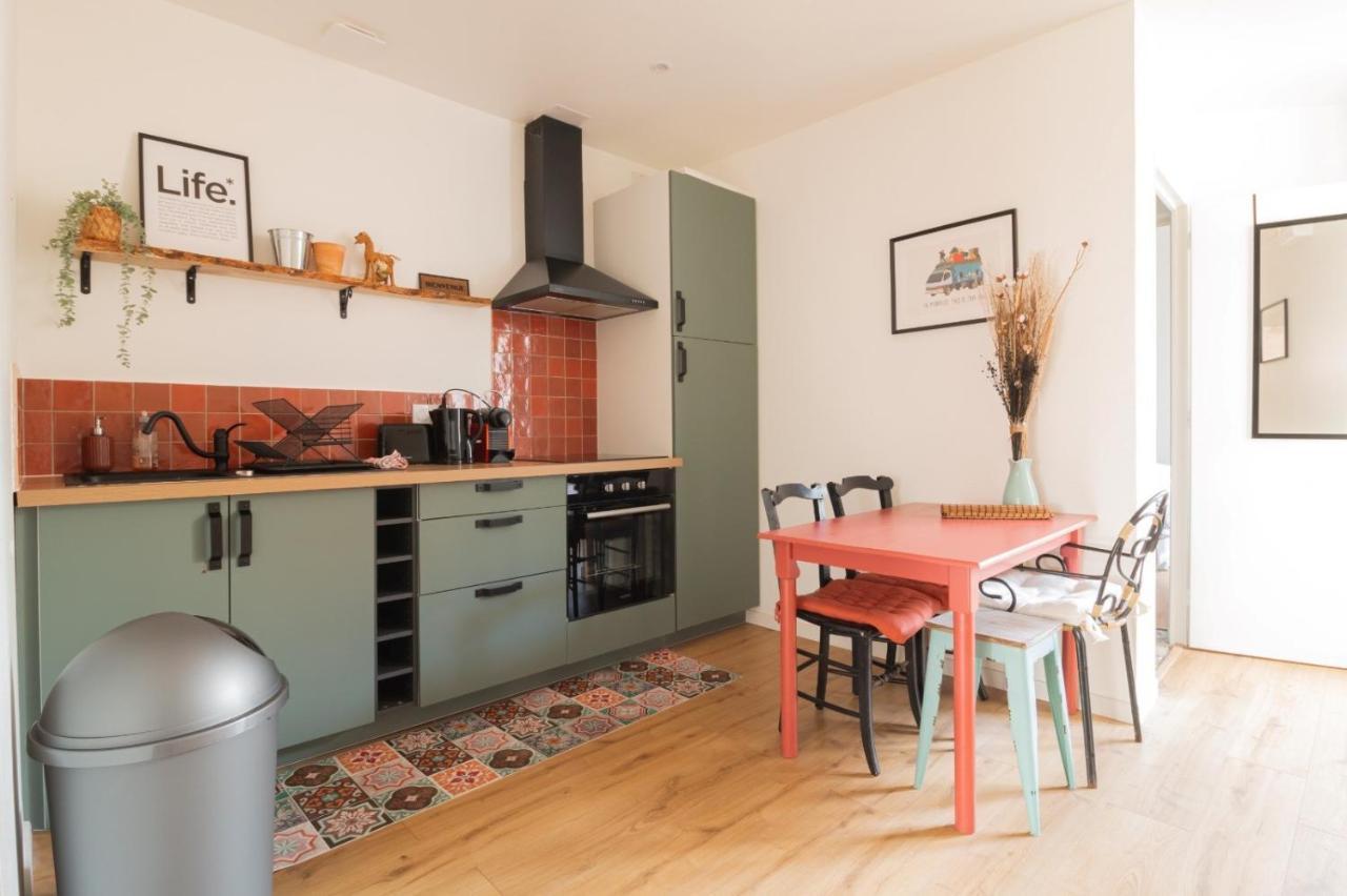 Chill And Work / Gare Tgv / Beau T2 Renove Appartement Rennes Buitenkant foto